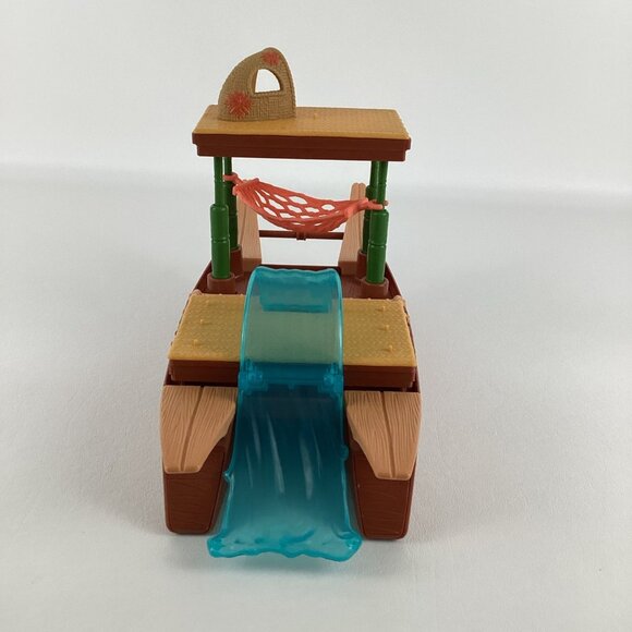 Disney Moana's Adventure Canoe Playset Mini Action Figures Maui Mattel 2024 Toy - Picture 5 of 10